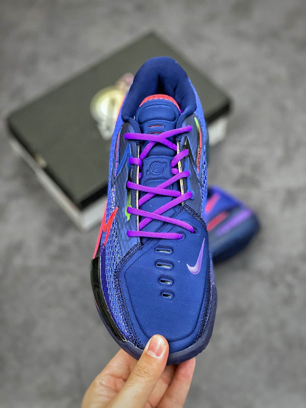 Nike Air Zoom GT Cut Blue Void Purple Red Men's - CZ0175-400